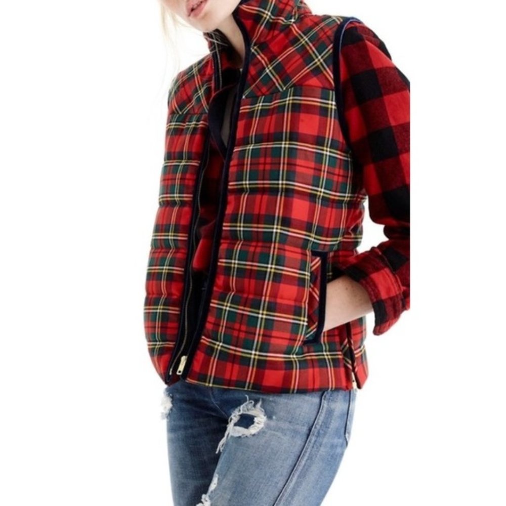 Tartan Mountain Puffer Vest